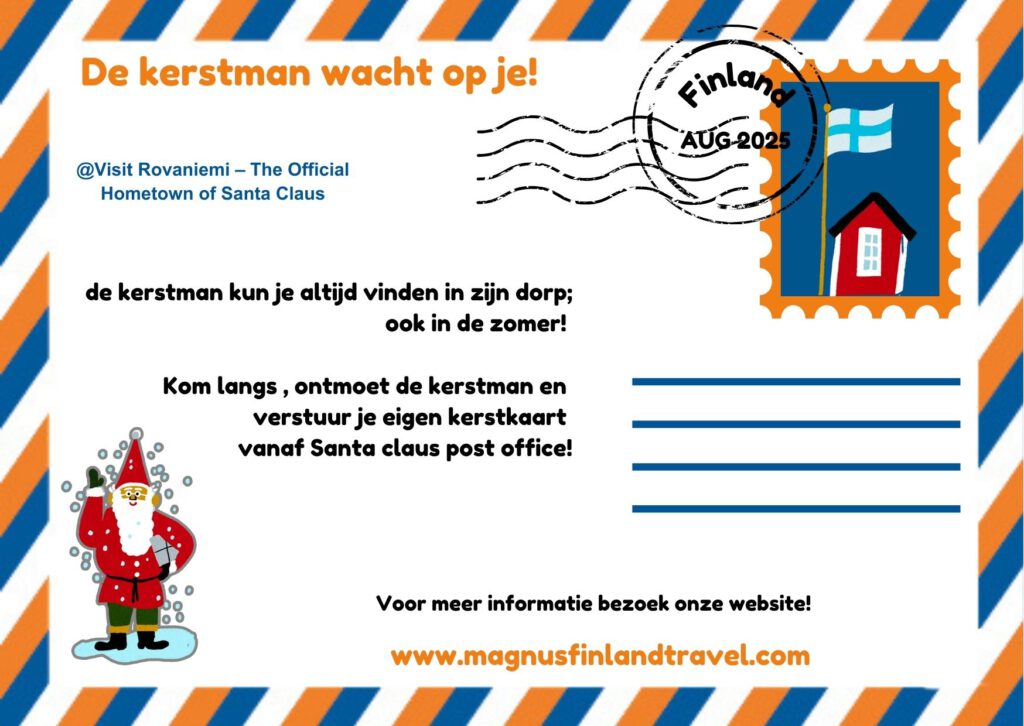 Vier zomervakantie 2025 met de kerstman back