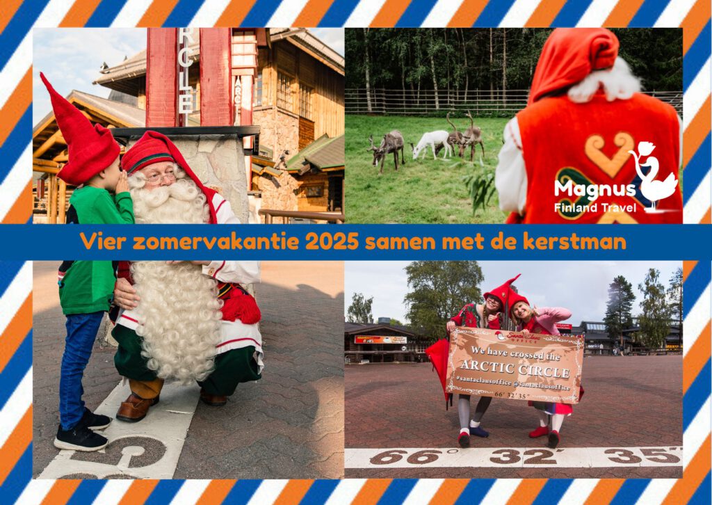 Vier zomervakantie 2025 met de kerstman front